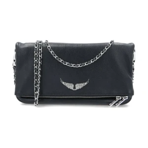 Zadig&Voltaire Skórzana torebka na ramię ROCK