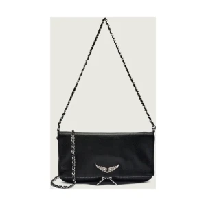 Zadig&Voltaire Skórzana torebka na ramię ROCK