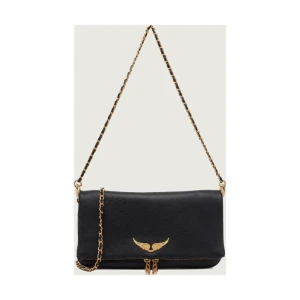 Zadig&Voltaire Skórzana torebka na ramię ROCK