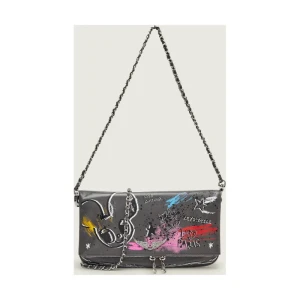 Zadig&Voltaire Skórzana torebka na ramię ROCK HUMBERTO