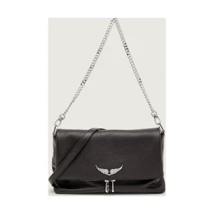 Zadig&Voltaire Skórzana torebka na ramię ROCKY II