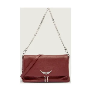 Zadig&Voltaire Skórzana torebka na ramię ROCKY II