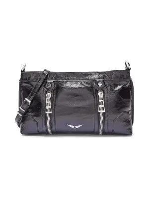 Zadig&Voltaire Skórzana torebka na ramię SUNNY MOODY
