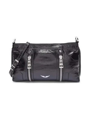Zadig&Voltaire Skórzana torebka na ramię SUNNY MOODY