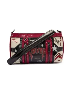 Zadig&Voltaire Skórzana torebka na ramię SUNNY MOODY PUNK