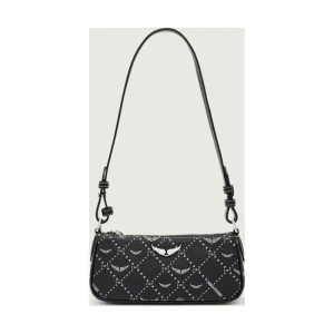 Zadig&Voltaire Skórzana torebka na ramię Z POCKET