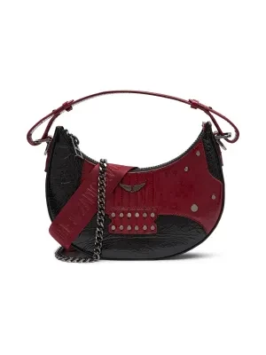 Zadig&Voltaire Skórzane hobo MOONROCK