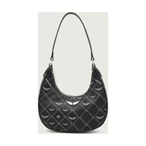 Zadig&Voltaire Skórzane hobo Z NIGHT OUT