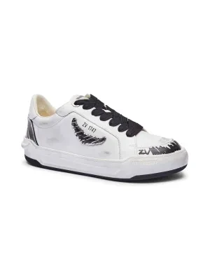 Zadig&Voltaire Skórzane sneakersy FLY WINGS