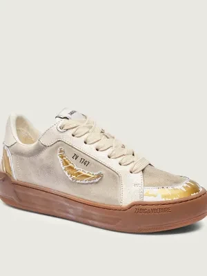 Zadig&Voltaire Skórzane sneakersy FLY WINGS