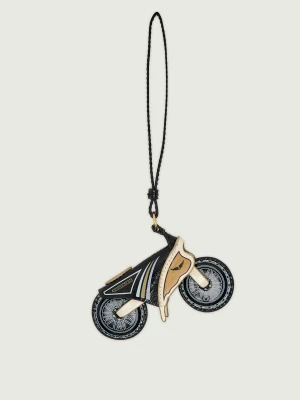 Zadig&Voltaire Skórzany brelok Motorider czarny