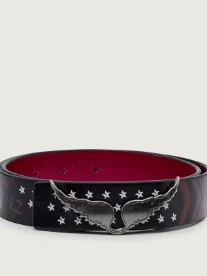 Zadig&Voltaire Skórzany pasek ROCK