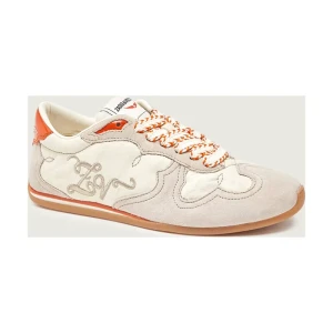 Zadig&Voltaire Sneakersy DANCE | skóra | zamsz