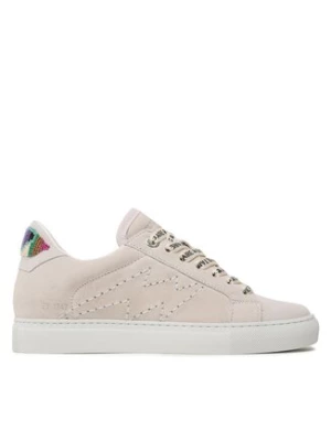 Zadig&Voltaire Sneakersy La Flash Folk Beads SWSN00415 Beżowy