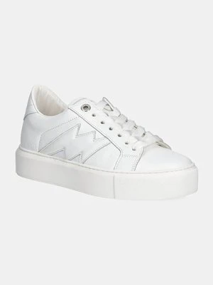 ZADIG&VOLTAIRE sneakersy skórzane La Flash kolor biały SWSN00426