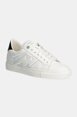 ZADIG&VOLTAIRE sneakersy skórzane La Flash kolor biały SWSN00478