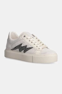 ZADIG&VOLTAIRE sneakersy zamszowe La Flash kolor beżowy SWSN00488