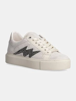 ZADIG&VOLTAIRE sneakersy zamszowe La Flash kolor beżowy SWSN00488