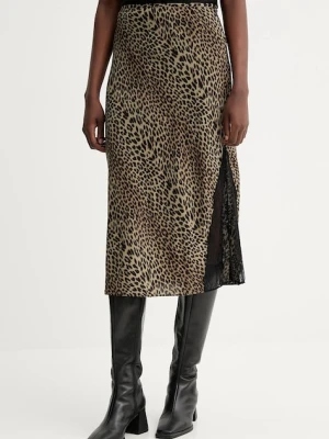 ZADIG&VOLTAIRE spódnica kolor zielony midi rozkloszowana WWSK01622