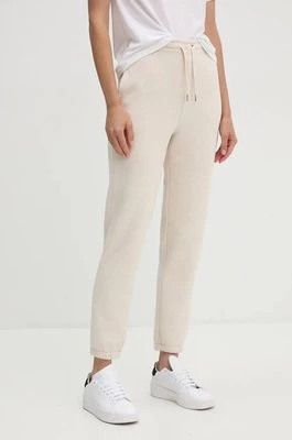 ZADIG&VOLTAIRE spodnie damskie kolor beżowy high waist JWPA00032