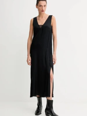 ZADIG&VOLTAIRE sukienka kolor czarny maxi prosta WWDR02556