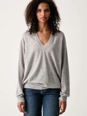 Zadig&Voltaire sweter damski kaszmirowy SWYNY szary