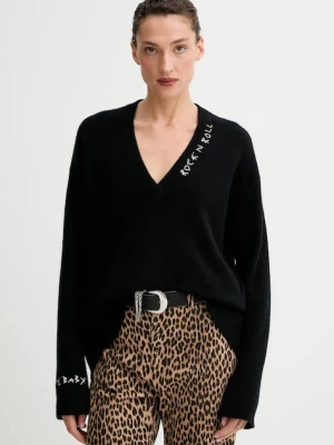 ZADIG&VOLTAIRE sweter kaszmirowy damski kolor czarny KWSW02913