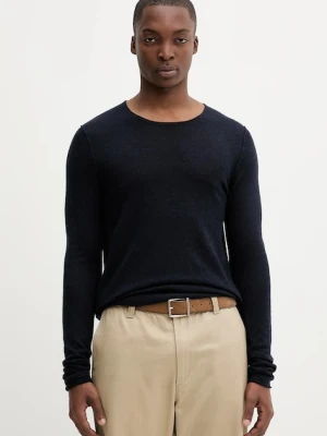 ZADIG&VOLTAIRE sweter kaszmirowy kolor granatowy lekki KMSW00024