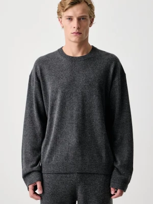 Zadig&Voltaire sweter męski wełniany MARKO szary