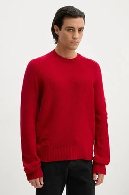 ZADIG&VOLTAIRE sweter wełniany męski kolor czerwony KMSW00703