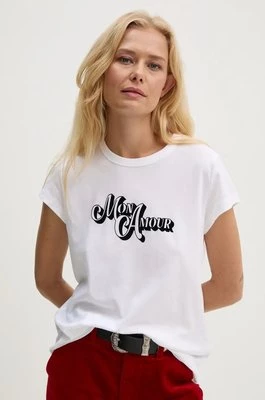 ZADIG&VOLTAIRE t-shirt bawełniany damski kolor biały JWTS01657