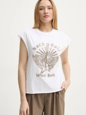 ZADIG&VOLTAIRE t-shirt bawełniany damski kolor biały JWTT01265