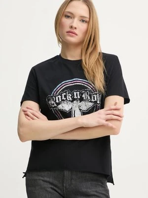 ZADIG&VOLTAIRE t-shirt bawełniany damski kolor czarny JWTS02778