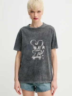 ZADIG&VOLTAIRE t-shirt bawełniany damski kolor szary JWTS02805