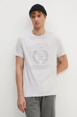 ZADIG&VOLTAIRE t-shirt bawełniany męski kolor szary z nadrukiem JMTS00663