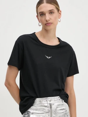 Zadig&Voltaire t-shirt czarny