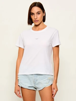 Zadig&Voltaire T-shirt MARTA WINGS STRASS | Regular Fit | z dodatkiem lnu