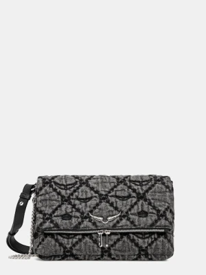 ZADIG&VOLTAIRE torebka bawełniana kolor czarny LWBA04065
