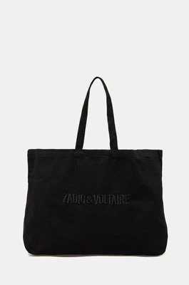 ZADIG&VOLTAIRE torebka bawełniana kolor czarny OWLI00021