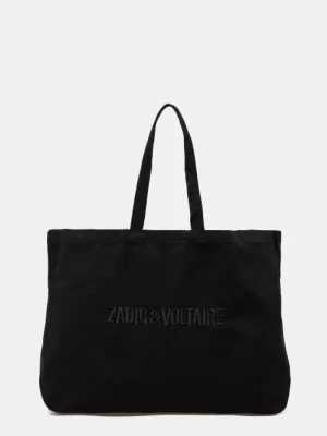 ZADIG&VOLTAIRE torebka bawełniana kolor czarny OWLI00021