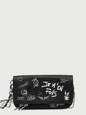 Zadig&Voltaire torebka crossbody damska skórzana czarny