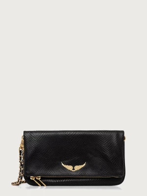Zadig&Voltaire torebka crossbody damska skórzana czarny