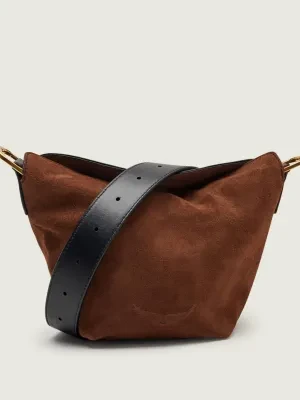 Zadig&Voltaire Torebka na ramię BABY JANE | zamsz