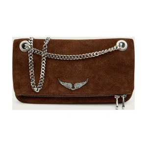 Zadig&Voltaire Torebka na ramię ROCK II | zamsz