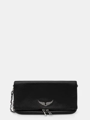 ZADIG&VOLTAIRE torebka skórzana kolor czarny LWBA00001