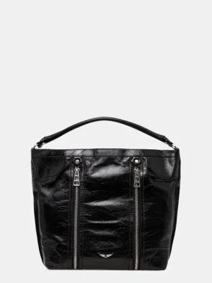ZADIG&VOLTAIRE torebka skórzana kolor czarny LWBA03843