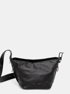 ZADIG&VOLTAIRE torebka skórzana kolor czarny LWBA03854
