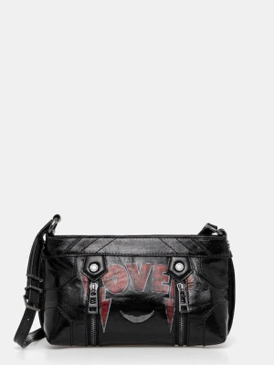 ZADIG&VOLTAIRE torebka skórzana kolor czarny LWBA03951