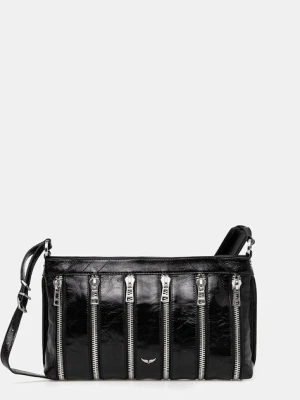 ZADIG&VOLTAIRE torebka skórzana kolor czarny LWBA03952