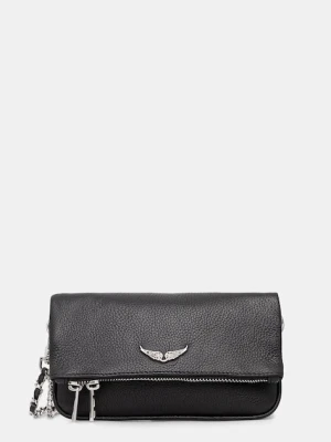 ZADIG&VOLTAIRE torebka skórzana kolor czarny LWBA03975
